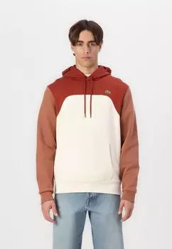 Толстовка с капюшоном Lacoste, винно-красный