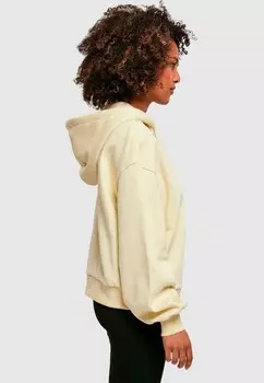 Толстовка с капюшоном LADIES LOVE FIGURES OVERSIZED Merchcode, желтый