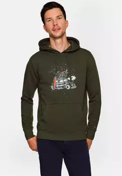 Толстовка с капюшоном Lancerto, зеленый