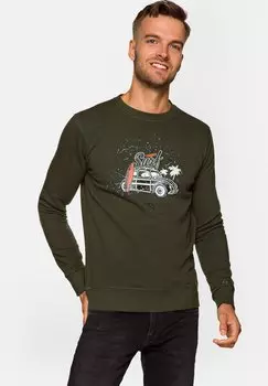 Толстовка с капюшоном Lancerto, зеленый