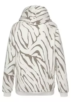 Толстовка с капюшоном LASCANA, бежевый