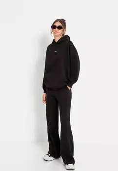 Толстовка с капюшоном LASCANA, черный