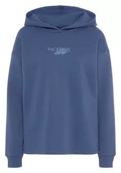 Толстовка с капюшоном LASCANA Sweatshirt, синий
