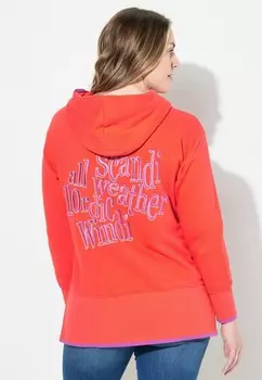 Толстовка с капюшоном LAURASN, розовый