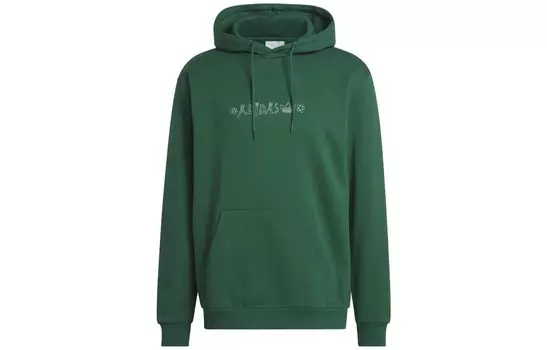 Толстовка с капюшоном LC FLOWER мужская зеленая Adidas Originals, зеленый
