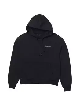 Толстовка с капюшоном Le Sweatshirt Brode Jacquemus, черный