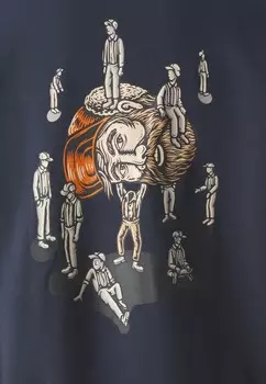 Толстовка с капюшоном LEADER OF THE LOST HOOD UNISEX Element, темно-синий