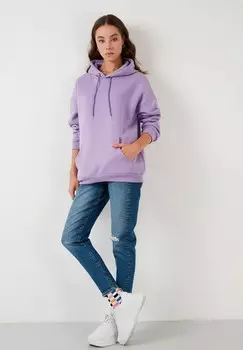 Толстовка с капюшоном LELA, сиреневый