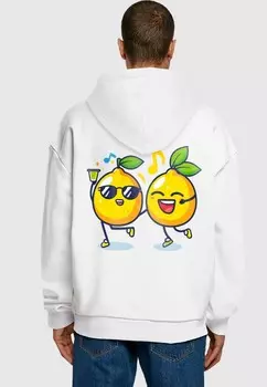 Толстовка с капюшоном LEMON PARTY Merchcode, белый