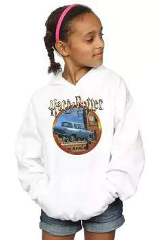 Толстовка с капюшоном «Летающая машина» Harry Potter, белый