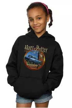 Толстовка с капюшоном «Летающая машина» Harry Potter, черный
