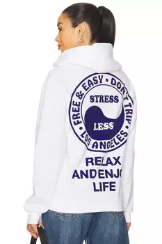 Толстовка с капюшоном Lifesaver og Free & Easy, white