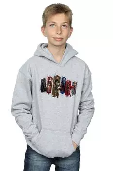 Толстовка с капюшоном «Лига справедливости» из фильма «Команда шестиугольников» DC Comics, серый