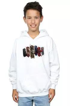 Толстовка с капюшоном «Лига справедливости» из фильма «Команда шестиугольников» DC Comics, белый