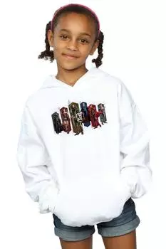 Толстовка с капюшоном «Лига справедливости» из фильма «Команда шестиугольников» DC Comics, белый