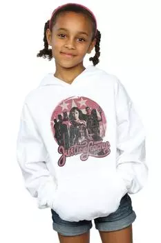 Толстовка с капюшоном «Лига справедливости» в позе киногруппы DC Comics, белый