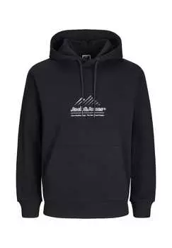 Толстовка с капюшоном lima logo hoodie Jack & Jones, черный
