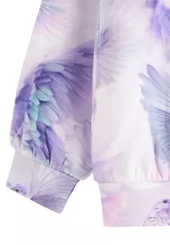 Толстовка с капюшоном Lindex, сиреневый