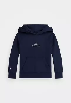 Толстовка с капюшоном LOGO DOUBLE-KNIT HOODIE Polo Ralph Lauren, темно-синий