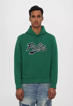 Толстовка с капюшоном LOGO DOUBLE KNIT HOODIE Polo Ralph Lauren, зеленый