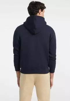 Толстовка с капюшоном LOGO Guess Jeans, темно-синий