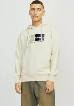Толстовка с капюшоном LOGO Jack & Jones, бежевый