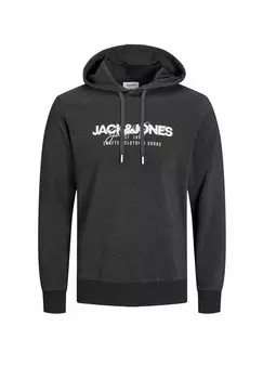 Толстовка с капюшоном LOGO Jack & Jones, черный