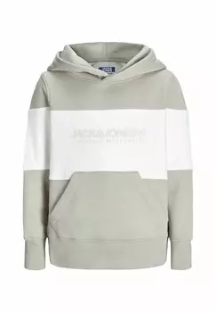 Толстовка с капюшоном LOGO Jack & Jones Junior, кремовый