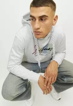 Толстовка с капюшоном LOGO Jack & Jones, кремовый