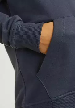 Толстовка с капюшоном LOGO Jack & Jones, темно-синий
