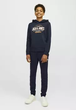 Толстовка с капюшоном LOGO MINI Jack & Jones, темно-синий