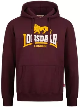 Толстовка с капюшоном LONSDALE Sweatshirt Thurning, красный