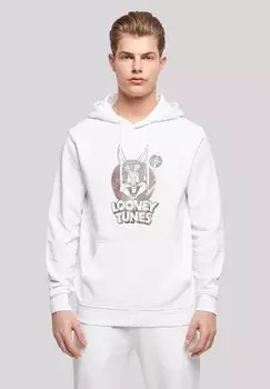 Толстовка с капюшоном LOONEY TUNES BUGS BUNNY F4NT4STIC, белый