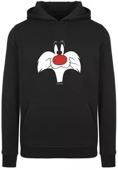 Толстовка с капюшоном LOONEY TUNES SYLVESTER F4NT4STIC, черный