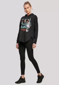 Толстовка с капюшоном LOONEY TUNES VINTAGE BUGS BUNNY F4NT4STIC, черный