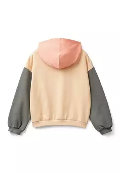 Толстовка с капюшоном LOOSE FIT United Colors of Benetton, светло-розовый