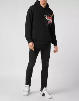 Толстовка с капюшоном Love Philipp Plein, черный