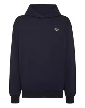 Толстовка с капюшоном LS Iconic Plein Philipp Plein, цвет Dark Blue