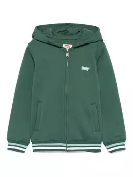 Толстовка с капюшоном LVB Varsity Levi's Kids, зеленый