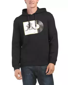 Толстовка с капюшоном Made In Portugal Armani Exchange, черный