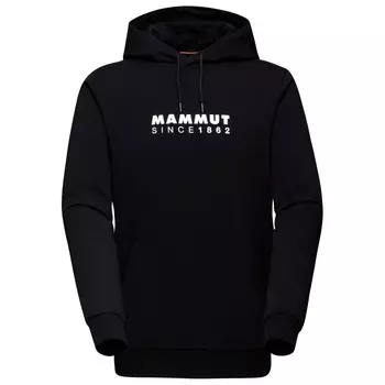 Толстовка с капюшоном Mammut Midlayer Hoody Logo, цвет Black/White
