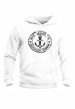 Толстовка с капюшоном MARITIMES ANKER MOTIV ANCHOR PRINT VINTAGE STIL KA Neverless, белый