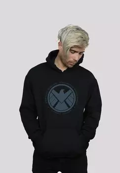 Толстовка с капюшоном MARVEL AVENGERS AGENT OF SHIELD LOGISTICS DIVISION PREMIUM SUP F4NT4STIC, черный