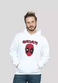 Толстовка с капюшоном MARVEL DEADPOOL SERIOUSLY PREMIUM SUPERHELDEN IRON MAN CAPTAIN F4NT4STIC, белый