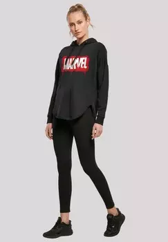 Толстовка с капюшоном MARVEL SPRAY LOGO GRAFFITI F4NT4STIC, черный