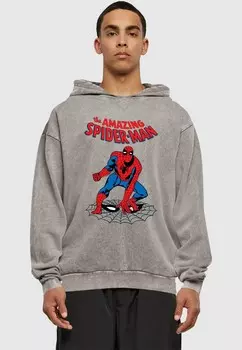 Толстовка с капюшоном MARVEL UNIVERSE THE AMAZING SPIDER-MAN ABSOLUTE CULT, темно-серый