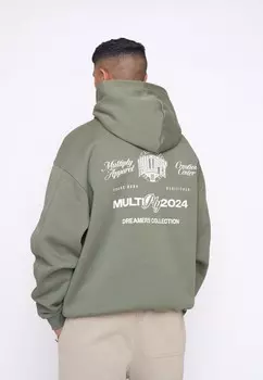 Толстовка с капюшоном MATCH Multiply Apparel, оливковый