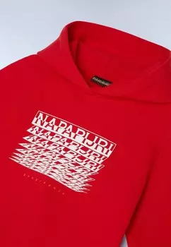 Толстовка с капюшоном MATS UNISEX Napapijri, светло-красный