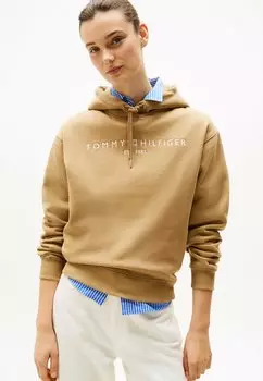 Толстовка с капюшоном MDRN CORP LOGO Tommy Hilfiger, бежевый