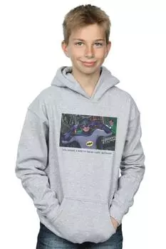Толстовка с капюшоном Mean Cape из сериала Бэтмен DC Comics, серый